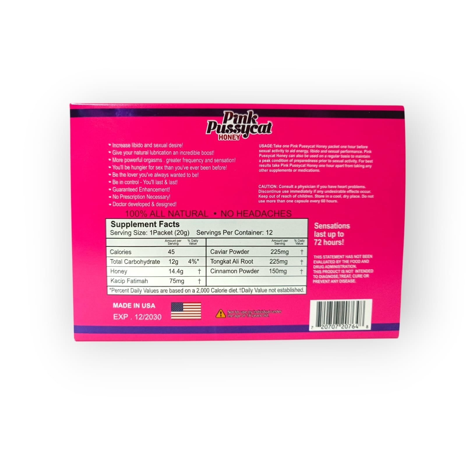 Pink Pussycat Honey 6 Piezas